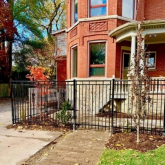 ornamental fence and gate