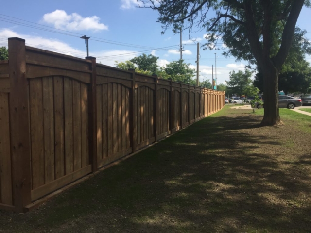 decorative wood fence